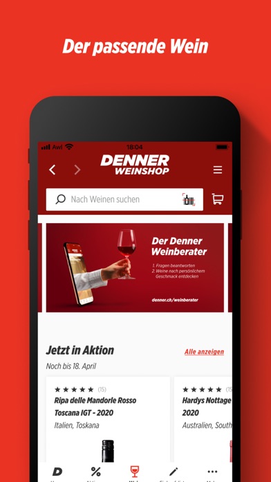Denner – Aktionen und Weinshop Screenshot