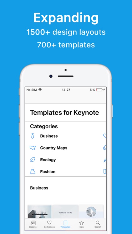 Templates for Keynote