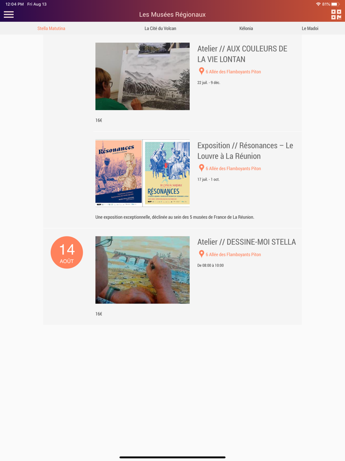 Les Musées Régionaux