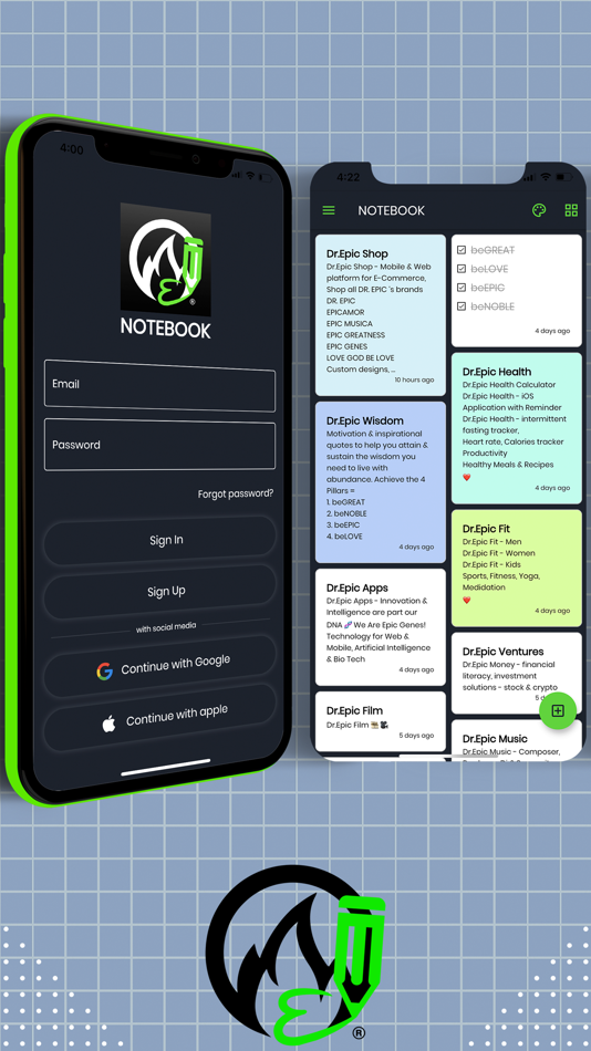 #3. DR.EPIC NOTEBOOK (iOS) 由: DR. EPIC