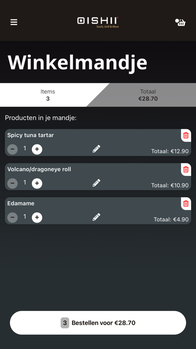 Oishii - Sushi, Grill & More Screenshot