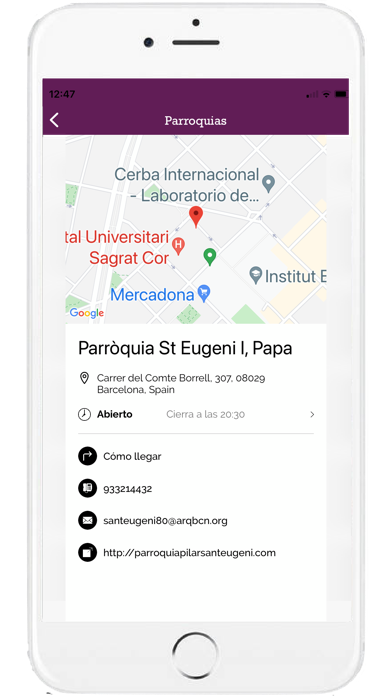 Parroquias Screenshot