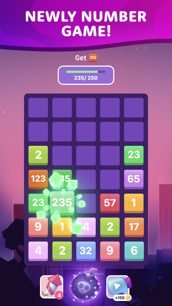 Blocks Merge Go — Number Game