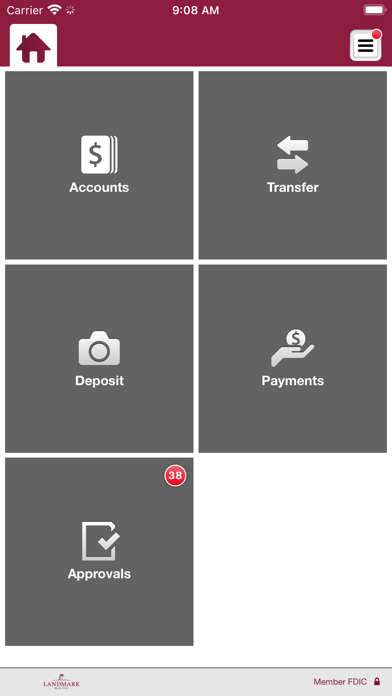 Landmark Bank Business Screenshot