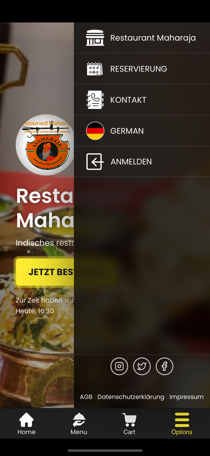 Restaurant Maharaja Munich