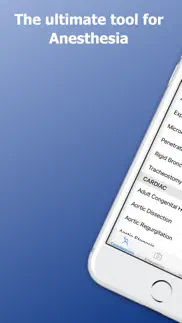 anesthesia considerations iphone screenshot 1