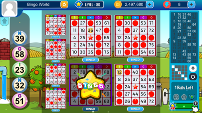Bingo World. Screenshot