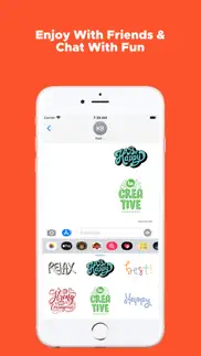 typography emojis iphone screenshot 4