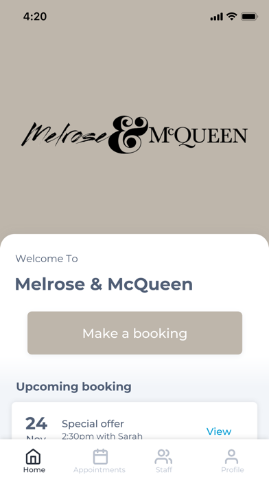 Melrose & McQueen Screenshot 1 - AppWisp.com Melrose & McQueen Screenshot 1 - AppWisp.com