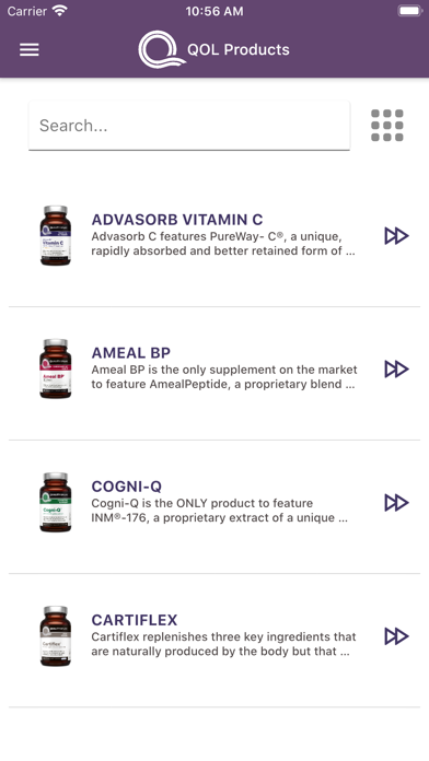 QOL Products Screenshot