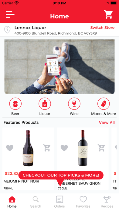 Lennox Liquor Screenshot 1 - AppWisp.com Lennox Liquor Screenshot 1 - AppWisp.com