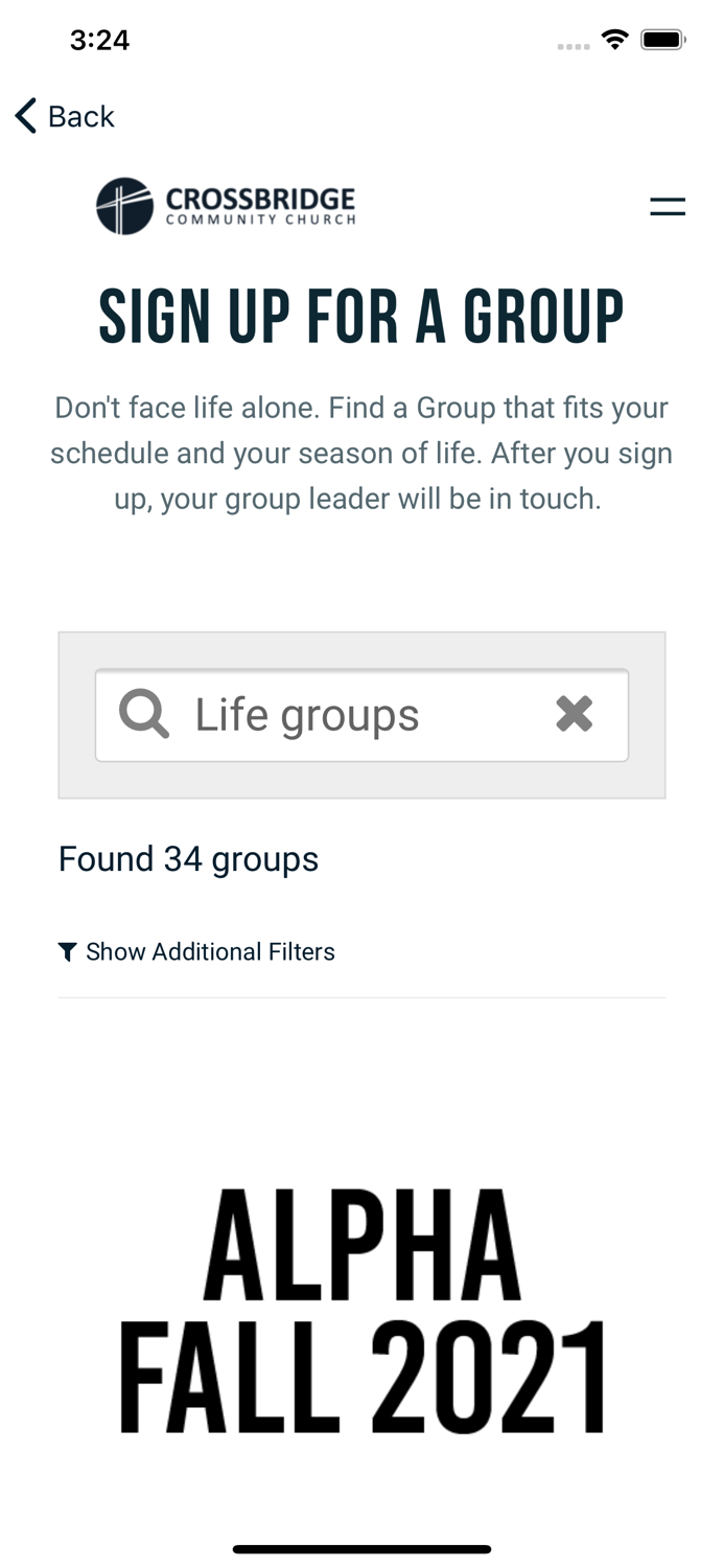 Crossbridge Community App
