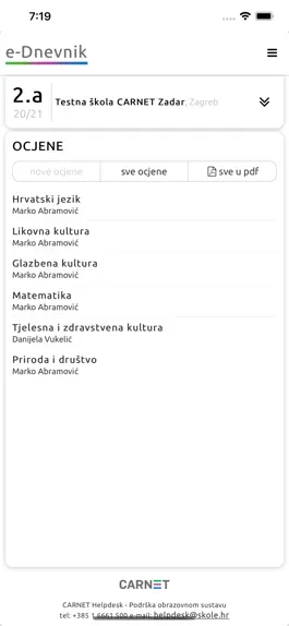 Game screenshot e-Dnevnik hack