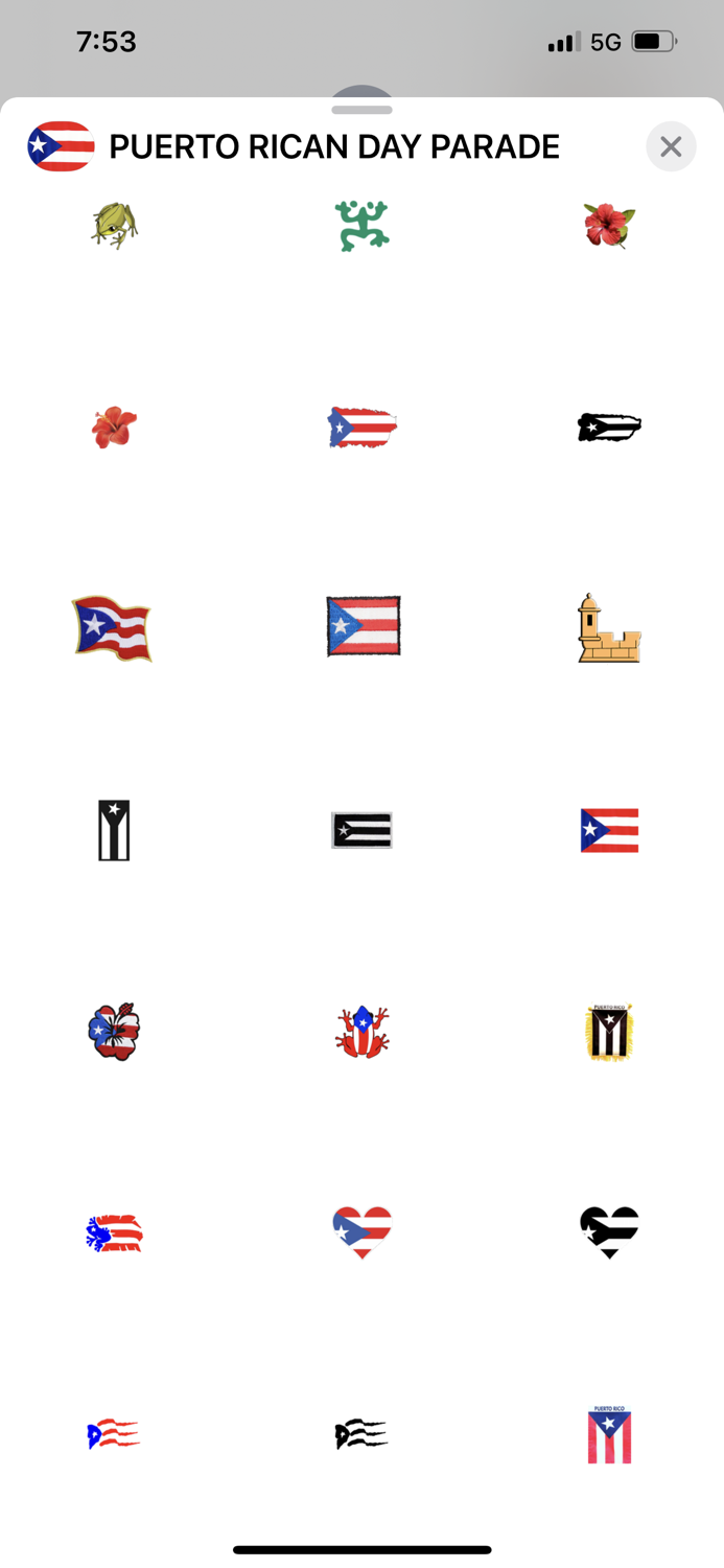 PUERTO RICAN DAY PARADE MEMOJI