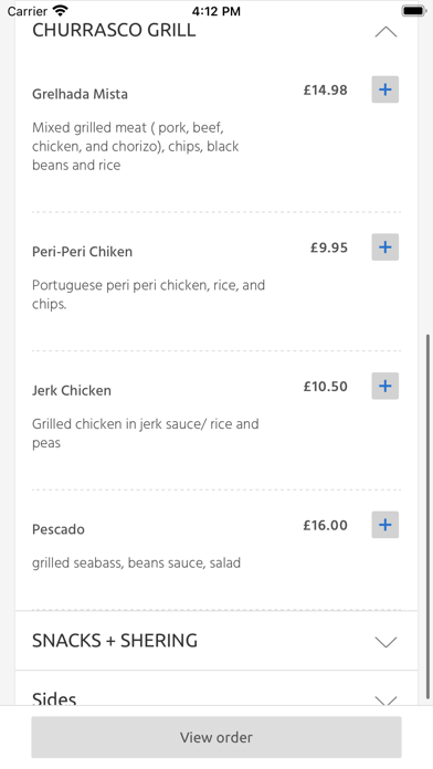 Gindungo Restaurant & Bar, Screenshot