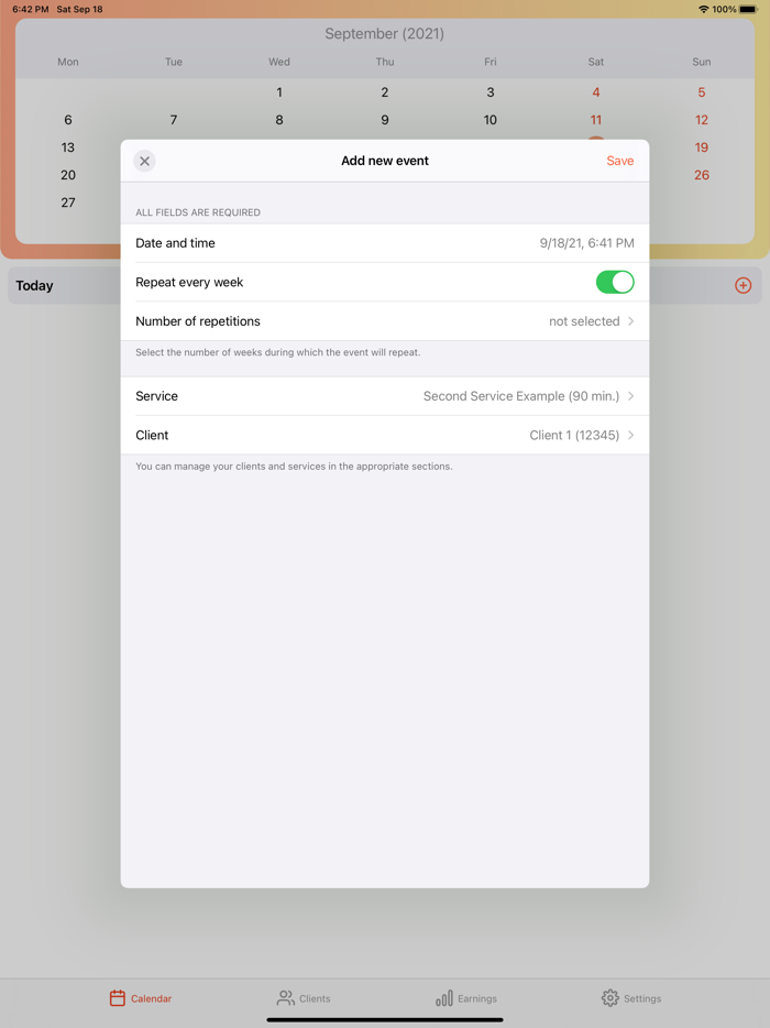 EasyPlan - Clients and Revenue