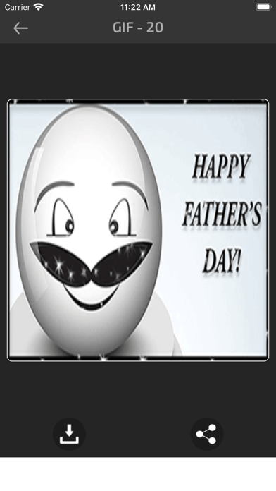 Fathers Day Wishes Frame Cards Screenshot