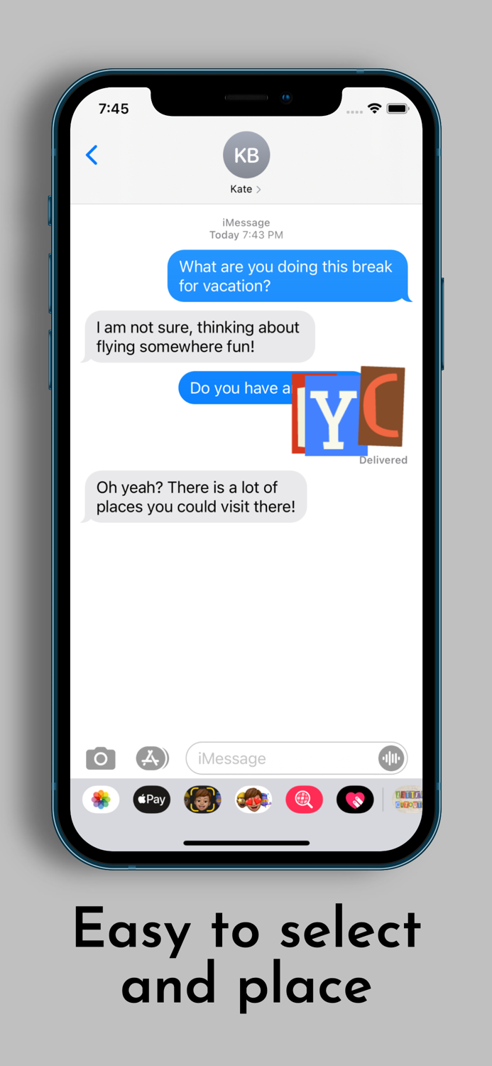 Letter Cutout Stickers