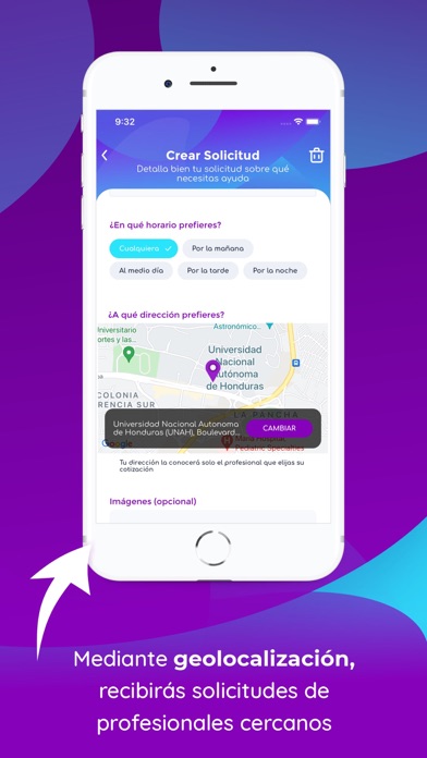 Betty, Servicios Profesionales Screenshot