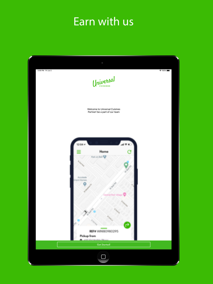 Universal Cuisines - Driver