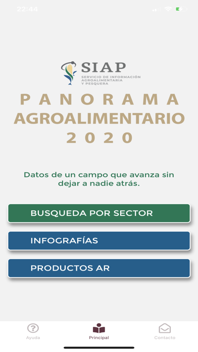 Panorama Agroalimentario 2020 Screenshot