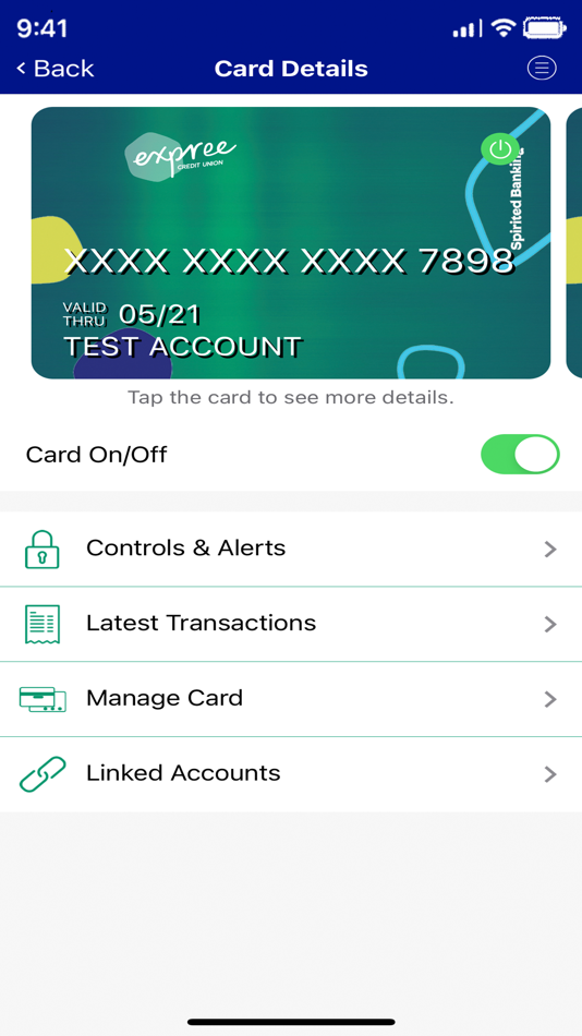 #3. Expree Card Control (iOS) 由: Expree Credit Union
