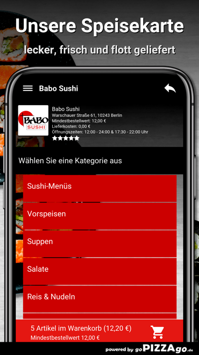 Babo Sushi Berlin screenshot 4