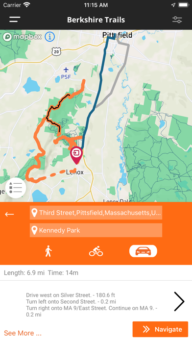 BNRC Berkshire Trails Screenshot