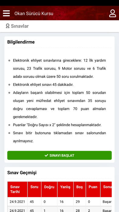 Okan Sürücü - Kursiyer Screenshot