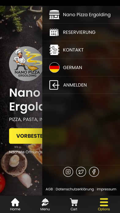 Nano Pizza Ergolding Screenshot 2 - AppWisp.com Nano Pizza Ergolding Screenshot 2 - AppWisp.com