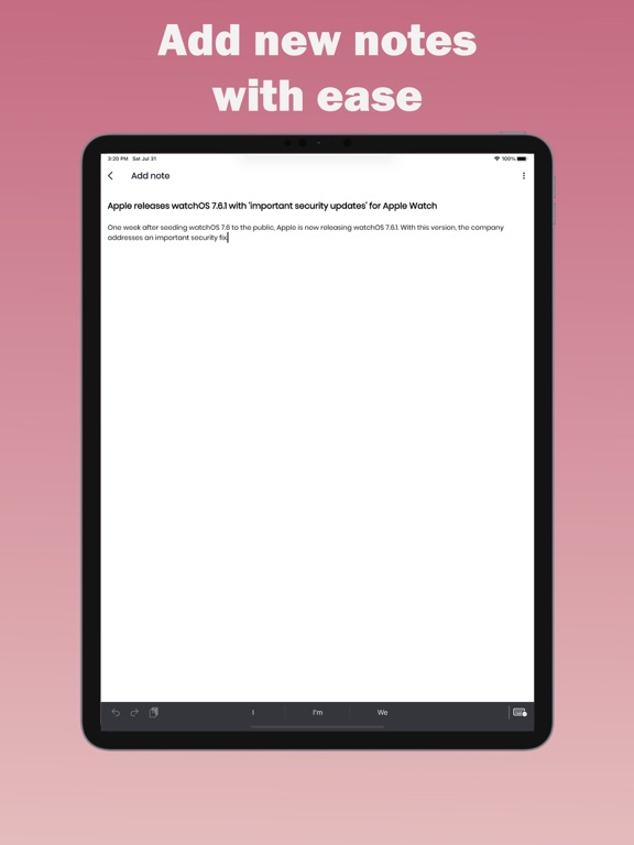 Screenshot #5 pour Forem Notes – Notes & lists