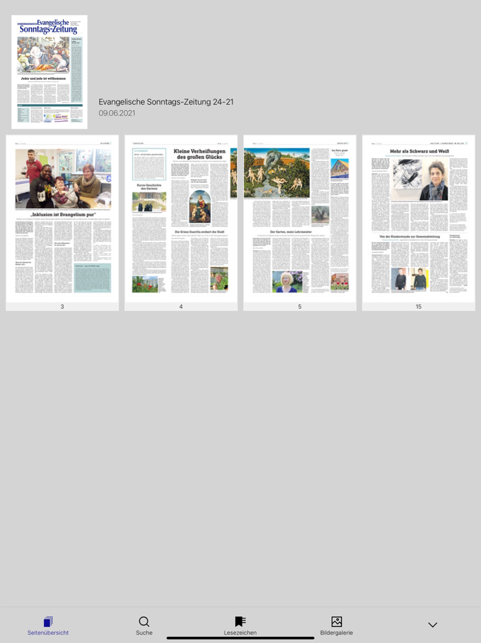 Evangelische Sonntags Zeitung