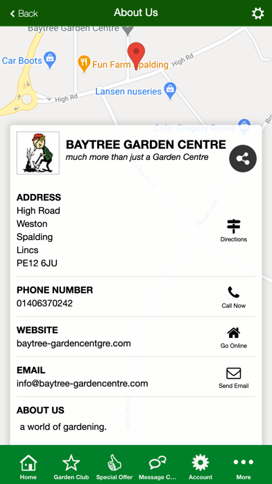 Baytree Garden Centre Screenshot
