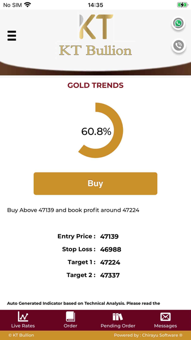 KT Bullion - Oswal Spot Screenshot