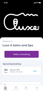 Luxe A Salon and Spa screenshot #1 for iPhone