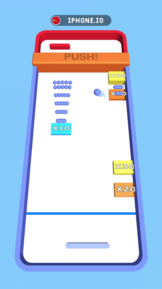 #4. Push Pong 3D (iOS) Podle: MARS BARS TOV