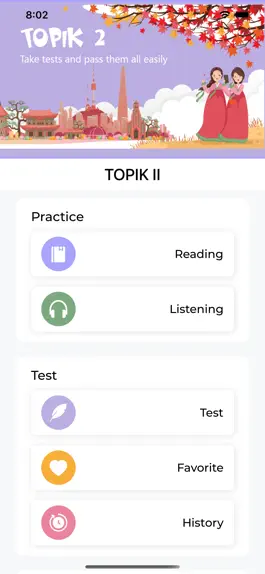 Game screenshot TOPIK 2 TEST PRACTICE KOREAN mod apk