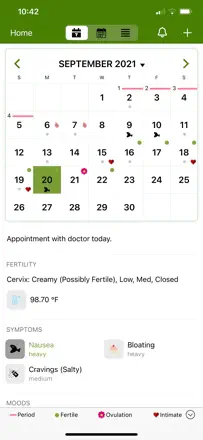 Period Tracker by GP Apps : capture d’écran 3 sur 10