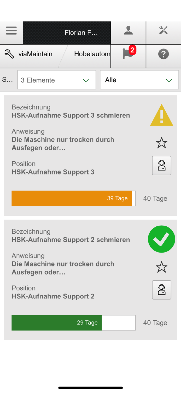 WEINIG App Suite 2211
