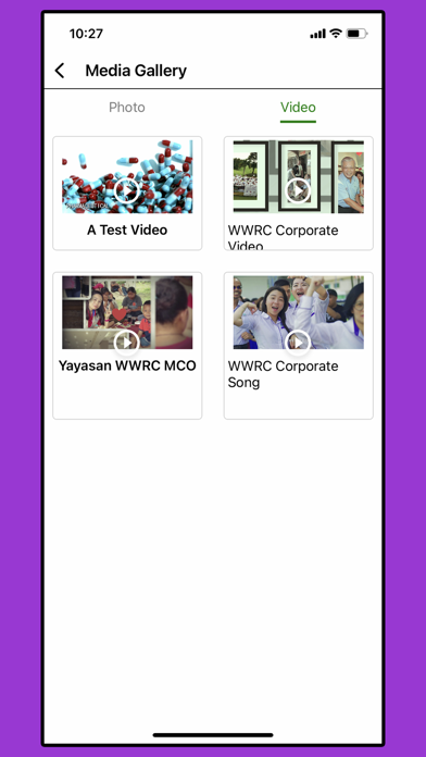 WWRC Mobile Apps Screenshot