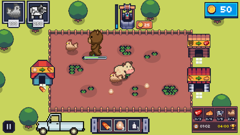 #1. Pixel Crazy Farm (iOS) 由: 珠峰 徐