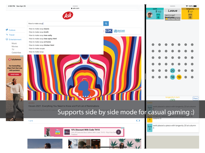 Longevity  4-in-a-row