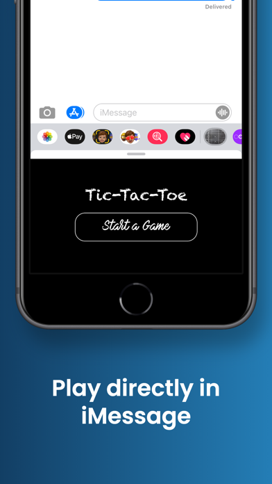Tic Tac Toe game for iMessage! Screenshot
