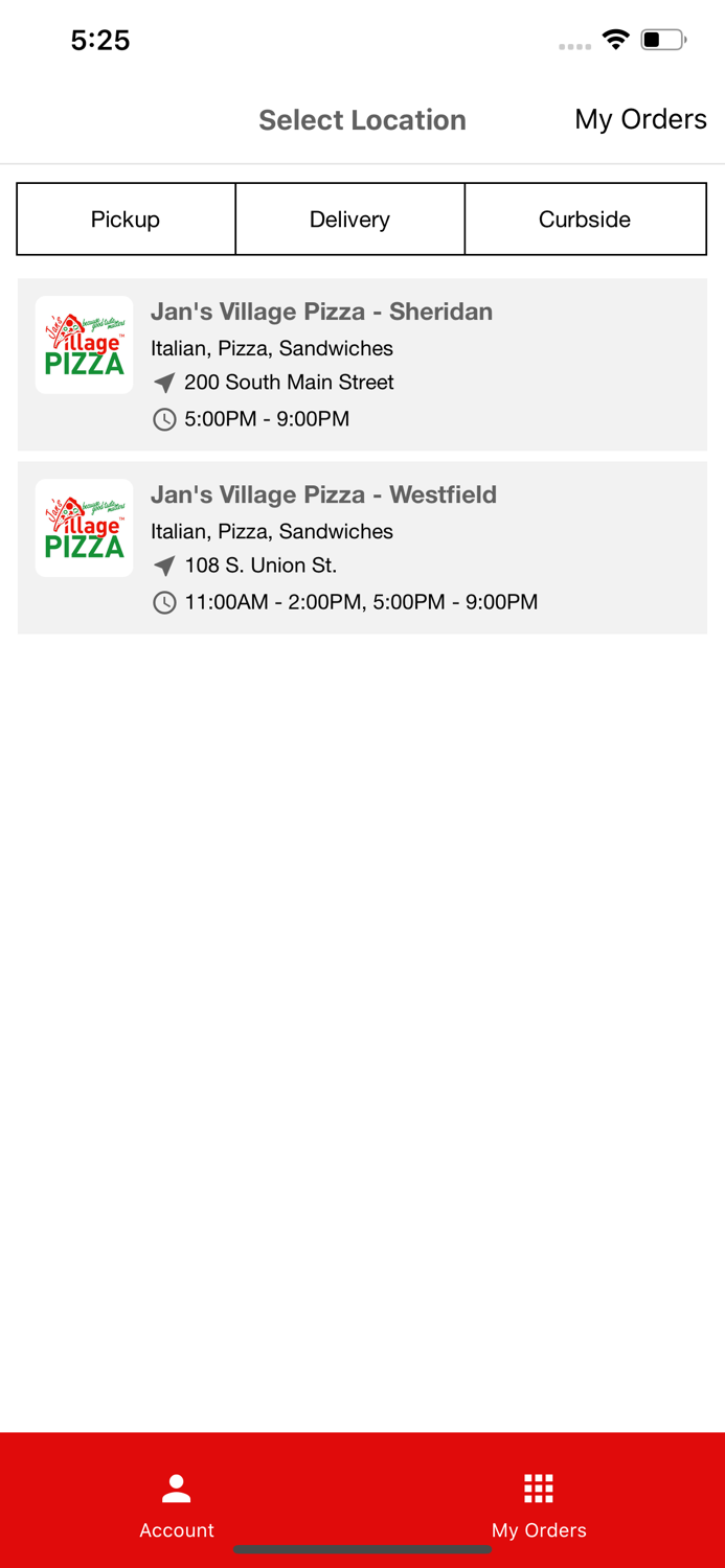 Jans Village Pizza