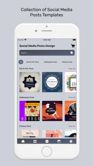 Social Media Posts Design Screenshot