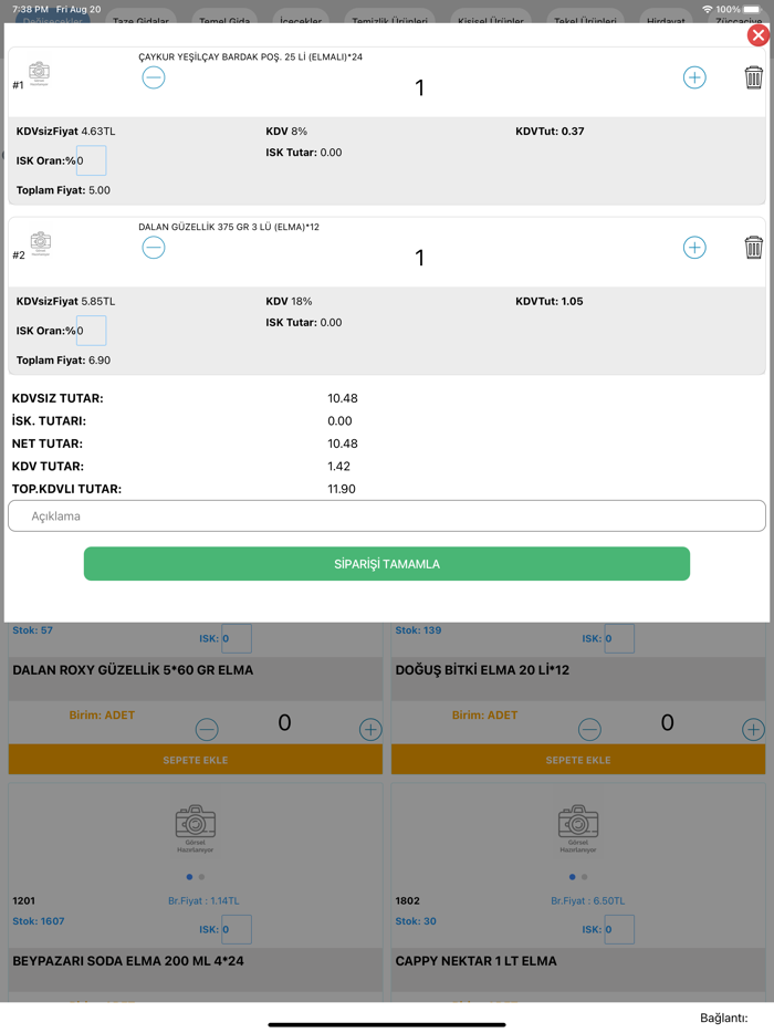 Resimli Soğuk ve Sıcak Satış