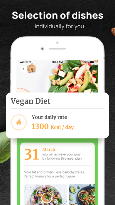 PEP: Vegan - Diet meal plan Screenshot