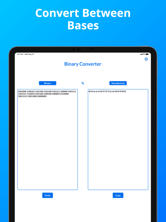 Screenshot #6 pour Binary Converter Calculator