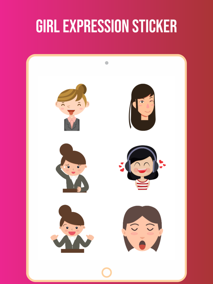 Girls Expression Emoji