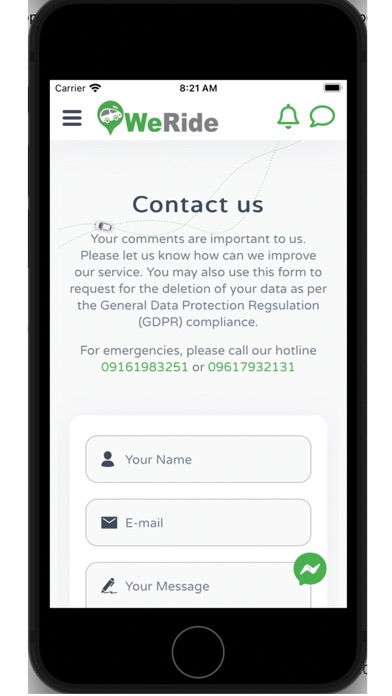 WeRide-Ph Screenshot